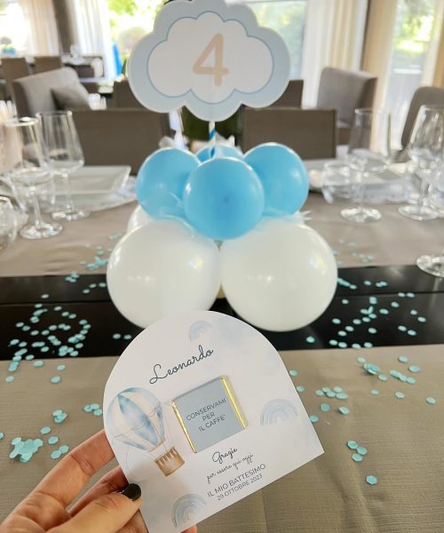 Allestimento Tavoli Battesimo