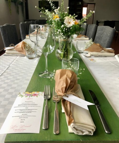 Allestimento Tavoli Battesimo